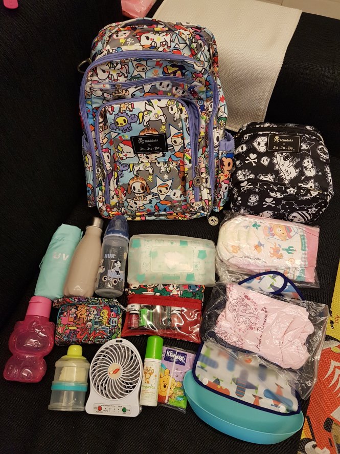 Loading up my Ju-Ju-Be Be Right Back for the trip